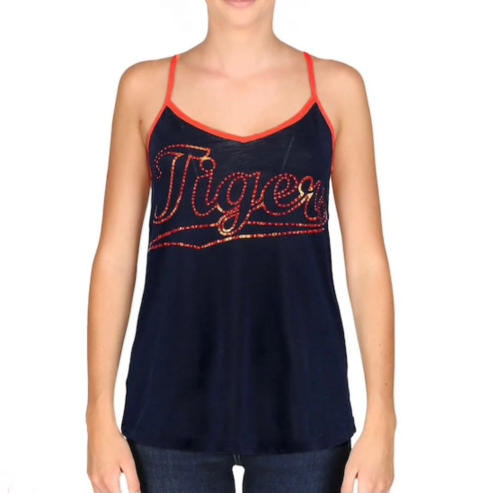 Women's Detroit Tigers PINK Tank Top